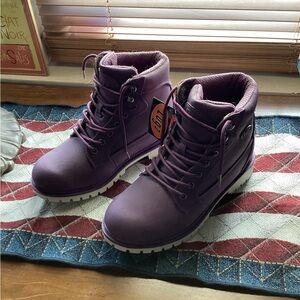 Lugz Purple Lace-Up Boots